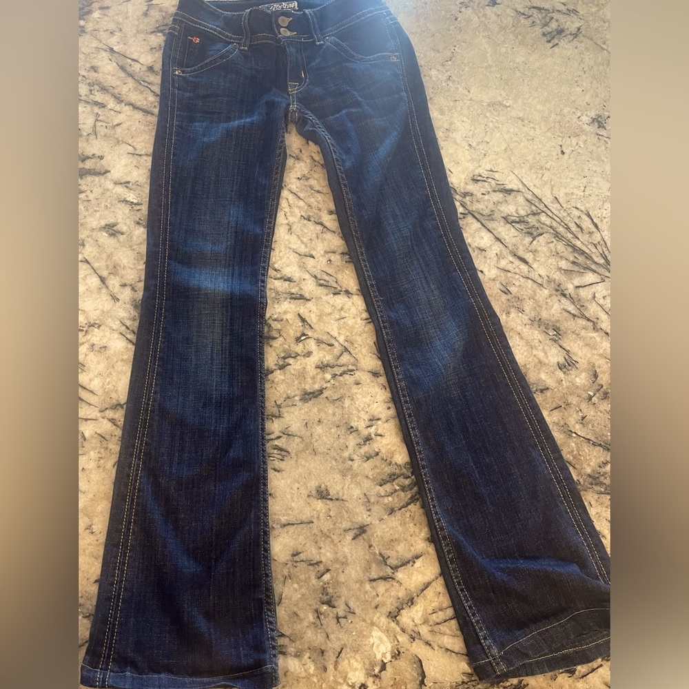 Hudson Jeans Sz 24 Women Mid-Rise Baby Bootcut Jean